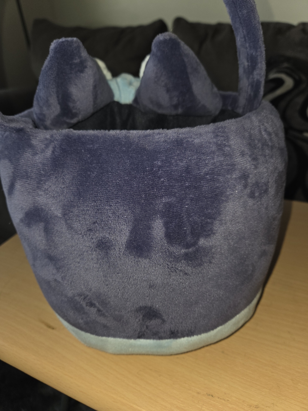 Plush Blue Cartoon Animal Toy Basket - Kids Toy - Picture 3 of 3